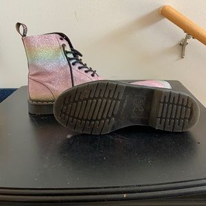 Purchased barely used but never wore! Like new glitter Doc Martens.